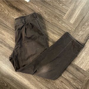 Tommy Hilfiger Brown Straight Leg Pants Size 36 x 30